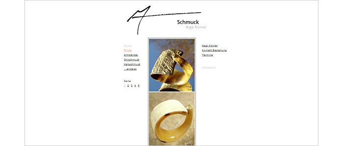 Aggi Körner Website